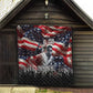 Stokely Carmichael Quilt American Flag Background Black Power Quote Civil Rights Leader Powerful Speech - African Pride
