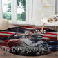 Stokely Carmichael Round Carpet American Flag Background Black Power Quote Civil Rights Leader Powerful Speech - African Pride