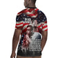 Stokely Carmichael Rugby Jersey American Flag Background Black Power Quote Civil Rights Leader Powerful Speech - African Pride