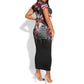 Stokely Carmichael Short Sleeve Bodycon Dress American Flag Background Black Power Quote Civil Rights Leader Powerful Speech - African Pride