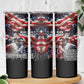 Stokely Carmichael Skinny Tumbler American Flag Background Black Power Quote Civil Rights Leader Powerful Speech - African Pride