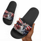 Stokely Carmichael Slide Sandals American Flag Background Black Power Quote Civil Rights Leader Powerful Speech - African Pride