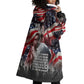 Stokely Carmichael Wearable Blanket Hoodie American Flag Background Black Power Quote Civil Rights Leader Powerful Speech - African Pride