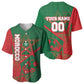 Personalized Morocco Football Baseball Jersey Geometric Star Flag Soccer National Pride