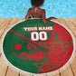 Personalized Morocco Football Beach Blanket Geometric Star Flag Soccer National Pride