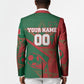 Personalized Morocco Football Blazer Geometric Star Flag Soccer National Pride