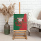 Personalized Morocco Football Canvas Wall Art Geometric Star Flag Soccer National Pride