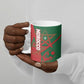 Personalized Morocco Football Ceramic Mug Geometric Star Flag Soccer National Pride