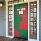 Personalized Morocco Football Door Cover Geometric Star Flag Soccer National Pride