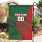 Personalized Morocco Football Garden Flag Geometric Star Flag Soccer National Pride