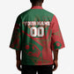 Personalized Morocco Football Kimono Geometric Star Flag Soccer National Pride