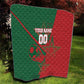 Personalized Morocco Football Quilt Geometric Star Flag Soccer National Pride