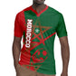 Personalized Morocco Football Rugby Jersey Geometric Star Flag Soccer National Pride