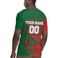 Personalized Morocco Football Rugby Jersey Geometric Star Flag Soccer National Pride