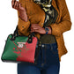 Personalized Morocco Football Shoulder Handbag Geometric Star Flag Soccer National Pride