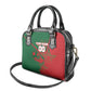 Personalized Morocco Football Shoulder Handbag Geometric Star Flag Soccer National Pride