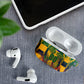 Personalized South Africa Football AirPods Case South African Flag Inspiration - Soccer Graphic Bold Color Blocks
