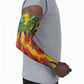 Personalized South Africa Football Arm Sleeves South African Flag Inspiration - Soccer Graphic Bold Color Blocks