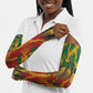 Personalized South Africa Football Arm Sleeves South African Flag Inspiration - Soccer Graphic Bold Color Blocks