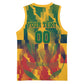 Personalized South Africa Football Basketball Jersey South African Flag Inspiration - Soccer Graphic Bold Color Blocks