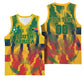 Personalized South Africa Football Basketball Jersey South African Flag Inspiration - Soccer Graphic Bold Color Blocks