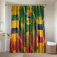 Personalized South Africa Football Bathroom Set South African Flag Inspiration - Soccer Graphic Bold Color Blocks