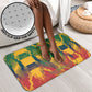 Personalized South Africa Football Bathroom Set South African Flag Inspiration - Soccer Graphic Bold Color Blocks