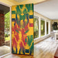 Personalized South Africa Football Door Cover South African Flag Inspiration - Soccer Graphic Bold Color Blocks