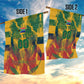 Personalized South Africa Football Garden Flag South African Flag Inspiration - Soccer Graphic Bold Color Blocks