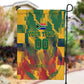 Personalized South Africa Football Garden Flag South African Flag Inspiration - Soccer Graphic Bold Color Blocks