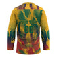 Personalized South Africa Football Hockey Jersey South African Flag Inspiration - Soccer Graphic Bold Color Blocks
