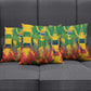 Personalized South Africa Football Pillow Cover South African Flag Inspiration - Soccer Graphic Bold Color Blocks