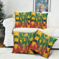 Personalized South Africa Football Pillow Cover South African Flag Inspiration - Soccer Graphic Bold Color Blocks