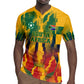Personalized South Africa Football Rugby Jersey South African Flag Inspiration - Soccer Graphic Bold Color Blocks