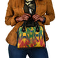 Personalized South Africa Football Shoulder Handbag South African Flag Inspiration - Soccer Graphic Bold Color Blocks