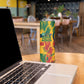 Personalized South Africa Football Skinny Tumbler South African Flag Inspiration - Soccer Graphic Bold Color Blocks