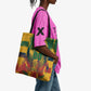 Personalized South Africa Football Tote Bag South African Flag Inspiration - Soccer Graphic Bold Color Blocks