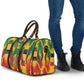 Personalized South Africa Football Travel Bag South African Flag Inspiration - Soccer Graphic Bold Color Blocks