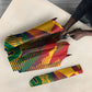 Personalized South Africa Football Umbrella South African Flag Inspiration - Soccer Graphic Bold Color Blocks