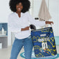 Personalized Curacao Football Laundry Basket Caribbean Splash Paint Soccer Graphic
