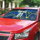 Personalized Curacao Football Auto Sun Shade Caribbean Splash Paint Soccer Graphic