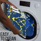 Personalized Curacao Football Bathroom Set Caribbean Splash Paint Soccer Graphic