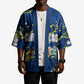 Personalized Curacao Football Kimono Caribbean Splash Paint Soccer Graphic
