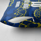 Personalized Curacao Football Pillow Cover Caribbean Splash Paint Soccer Graphic