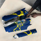 Personalized Curacao Football Umbrella Caribbean Splash Paint Soccer Graphic