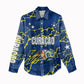 Personalized Curacao Football Women Casual Shirt Caribbean Splash Paint Soccer Graphic