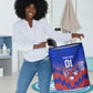 Personalized Haiti Football Laundry Basket Brush Stroke Soccer Graphic Flag Colors