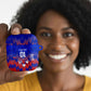 Personalized Haiti Football AirPods Case Brush Stroke Soccer Graphic Flag Colors