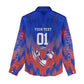 Personalized Haiti Football Women Casual Shirt Brush Stroke Soccer Graphic Flag Colors