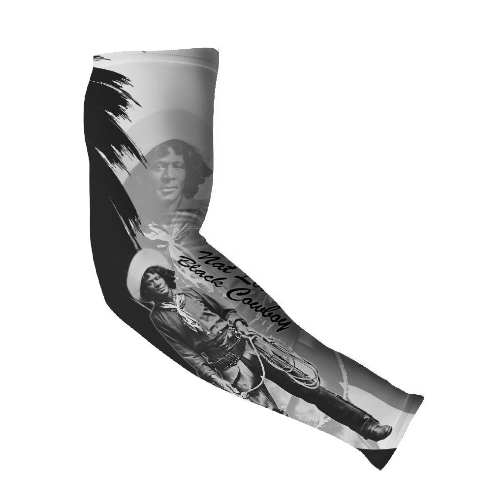 Nat Love Arm Sleeves Deadwood Dick Legendary Black Cowboy - Famous Outlaw Quote